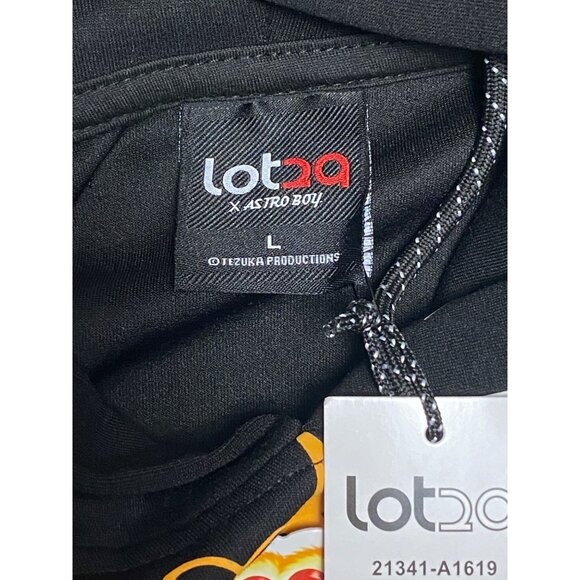 Men's Large Lot 29 Astro Boy Black All Over Print Hoodie Unisex Graphic Design - Picture 5 of 12